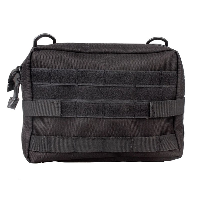 Nylon Black Tactical Pouch Large Magazine Organizer Utility Phone Medic Belt Bag