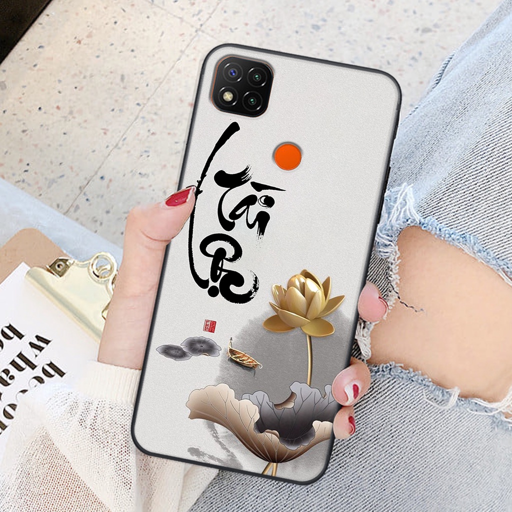 Ốp lưng Xiaomi REDMI 9C in hình chữ tài chữ lộc, Cha Mẹ, bình an SIÊU ĐẸP