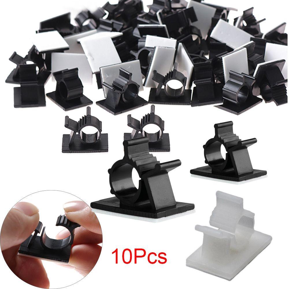 Bộ 10 Kẹp Cố Định Dây Cáp Tự Dính Chắc Chắn