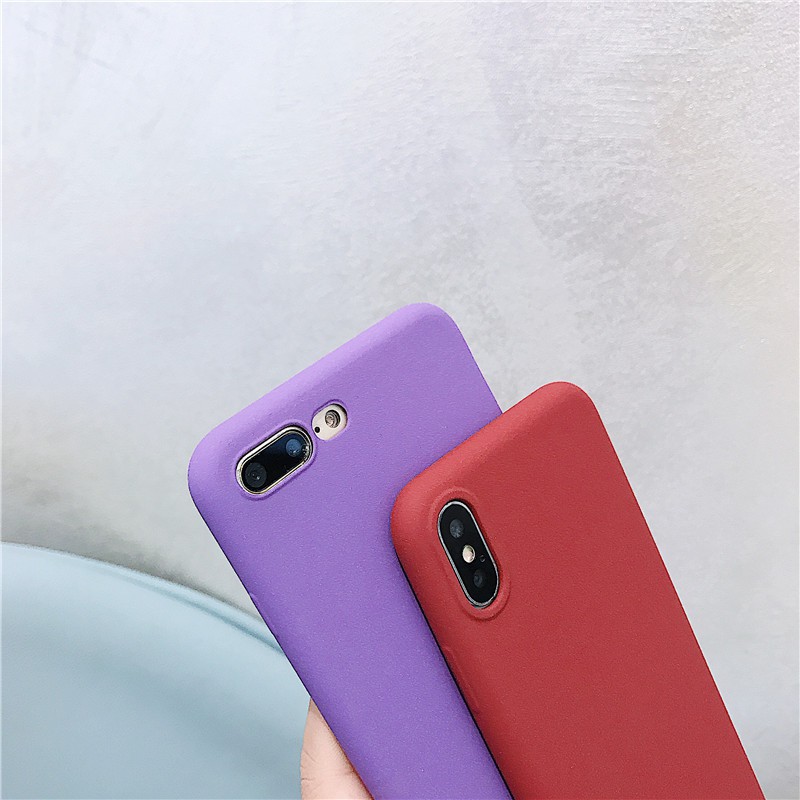 Ốp điện thoại mềm màu trơn dành cho Samsung Galaxy S10 S9 plus S8 S7 edge S6 note 8 note5 note4 note3 C9 C7 C5 Pro