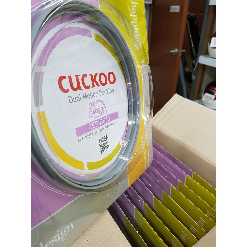 Gioăng nồi cơm Cuckoo kép 1.8 lít - made in Korea  (roăng, zoăng, ron vung nắp nồi cao tần)