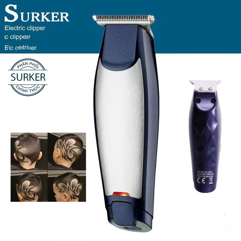 [RẺ VÔ ĐỐI] Tông đơ chấn viền SURKER SK-5801, Tạo tóc chuyên nghiệp