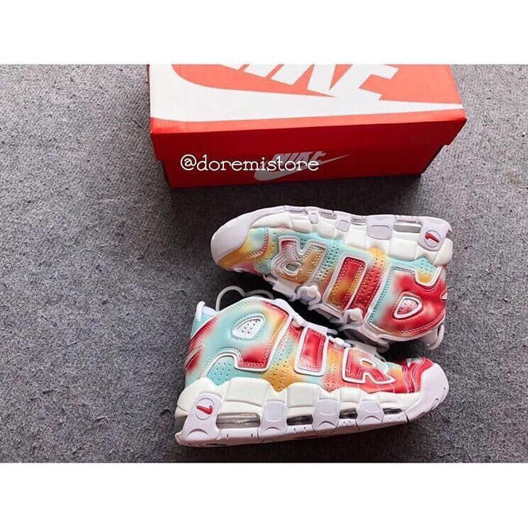 Giày Thể Thao NIKE AIR MORE UPTEMPO Trắng Đỏ