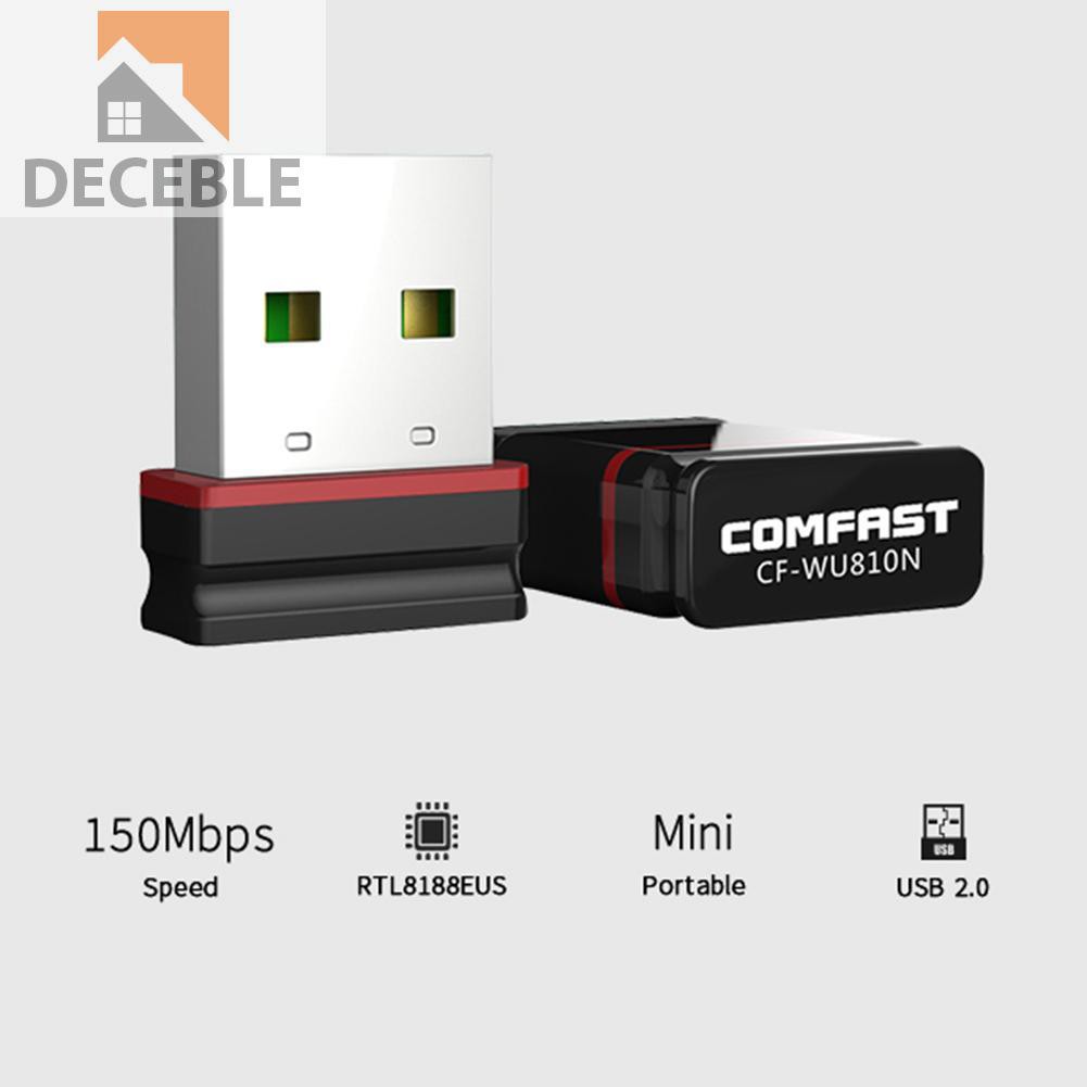 Usb Thu Phát Wifi Không Dây Comfast Cf-Wu810N Usb 2.0 150mbps 2.4ghz