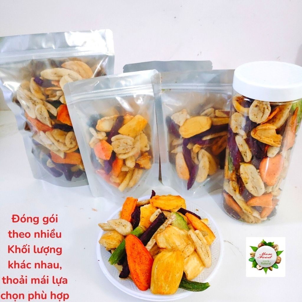Trái Cây Thập Cẩm Sấy Khô, Hoa Quả Sấy, Rau Củ Sấy Loại 1 Siêu Ngon Không Vỡ Vụn Đủ Vị, ToFood86