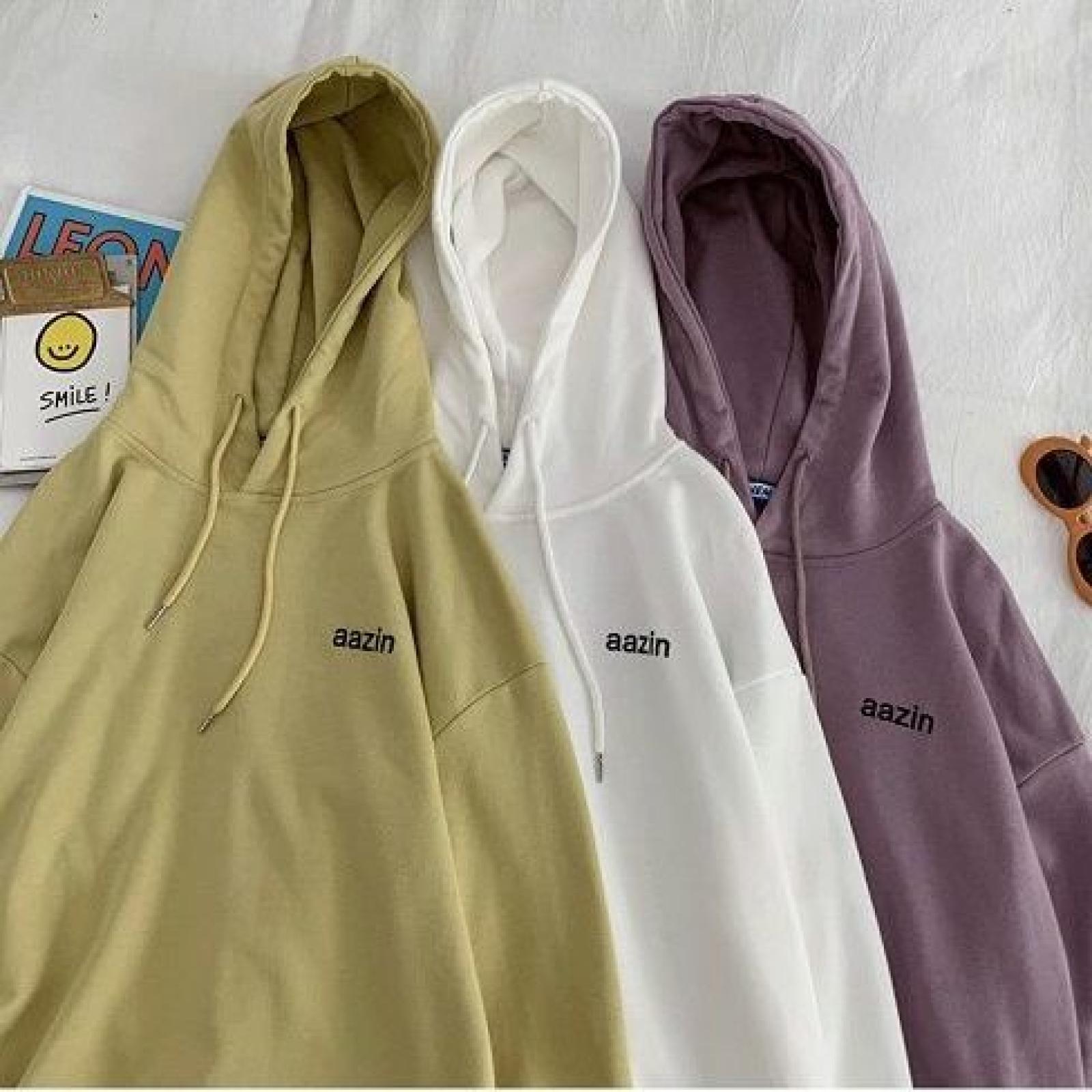 Autumn wear Áo Nỉ Nam Nữ Dài Tay Có Mũ Thời Trang Hàn | BigBuy360 - bigbuy360.vn