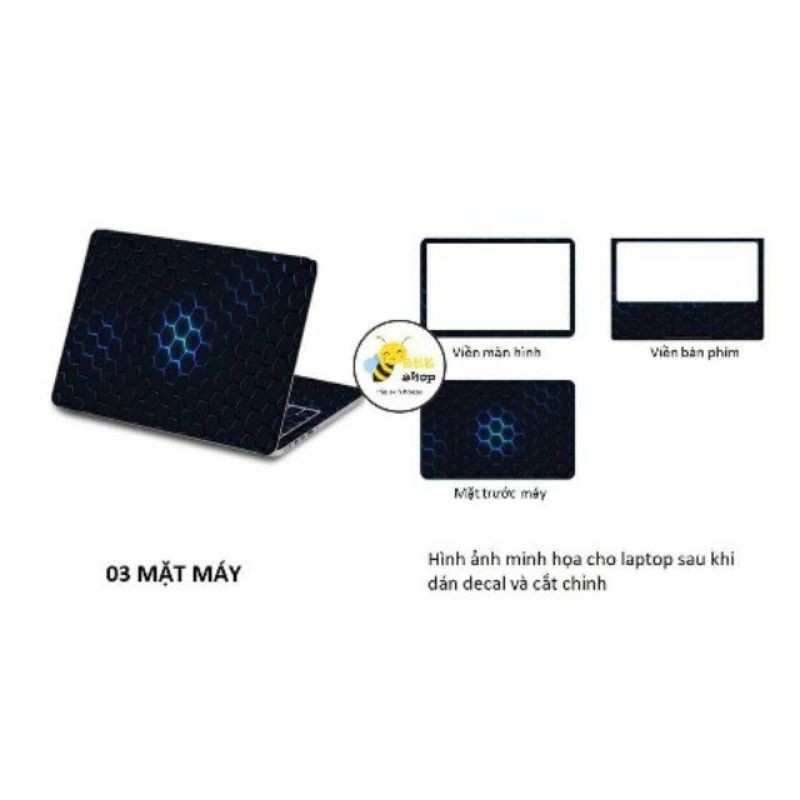Decal laptop BEE SHOP dùng cho các dòng máy tính xách tay gaming
