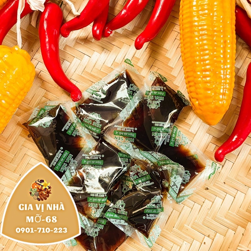 NƯỚC TƯƠNG GÓI HOA SEN TƯƠNG VIỆT 100GÓI/BAO