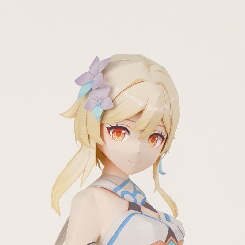 Mô hình giấy anime girl Anime Game Genshin Impact] Lumine