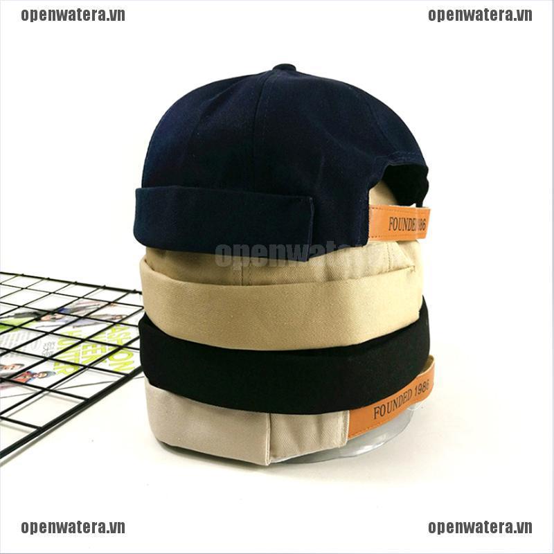 Mũ beanie không vành có thể điều chỉnh thêu họa tiết chữ cho nam và nữ