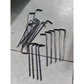 5 cây lục giác size lẻ từ 2mm đến 10mm,size lớn 3 cây