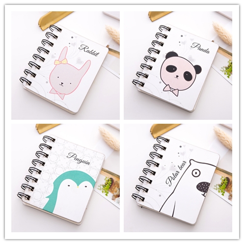 Sổ tay A7 họa tiết con vật xinh xắn dễ thương