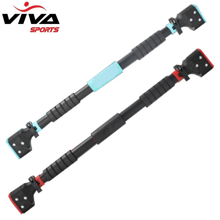 Xà đơn treo tường, gắn tường 2020 điều chỉnh 115 - 160cm nặng 3.2kg kèm thước cân bằng - VivaSports