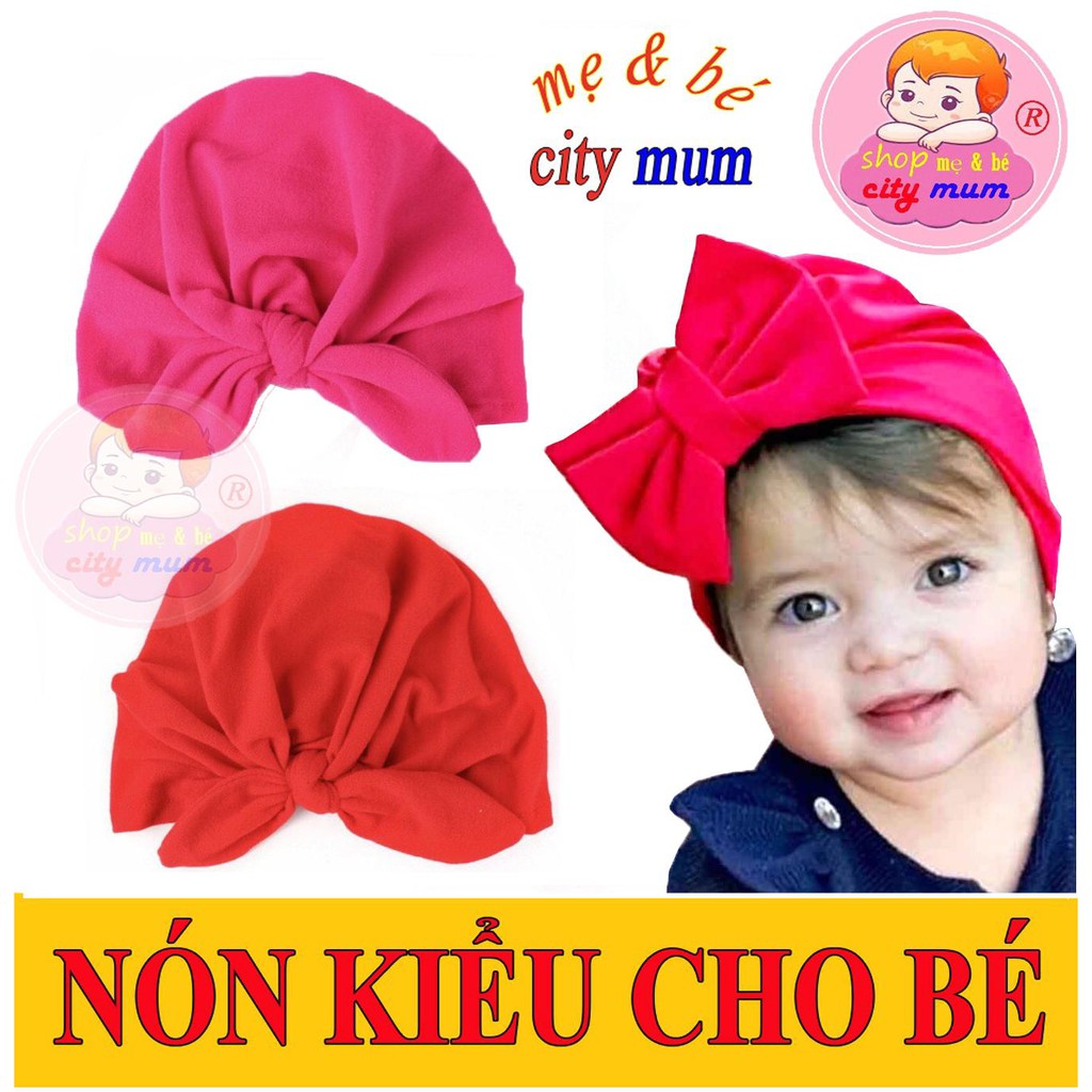 MŨ / NÓN TUBAN CHO BÉ TỪ 1THÁNG TUỔI - 12 THÁNG