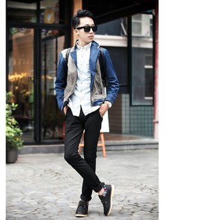 Giày Boot Nam Phong Cách Gót Thổ Cẩm - Màu Đen