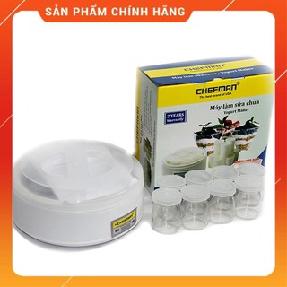 Máy Làm Sữa Chua 8 Cốc Thủy Tinh Chefman CM-302T