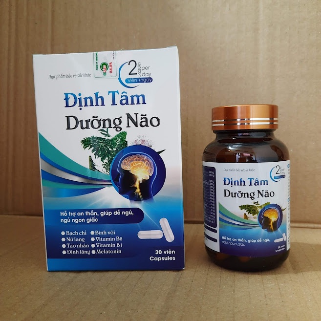 Viên ngủ ngon dưỡng tâm an thần ĐỊNH TÂM DƯỠNG NÃO - giấc ngủ vàng HD cho người bị mất ngủ,giúp ngủ ngon ,ngủ sâu giấc