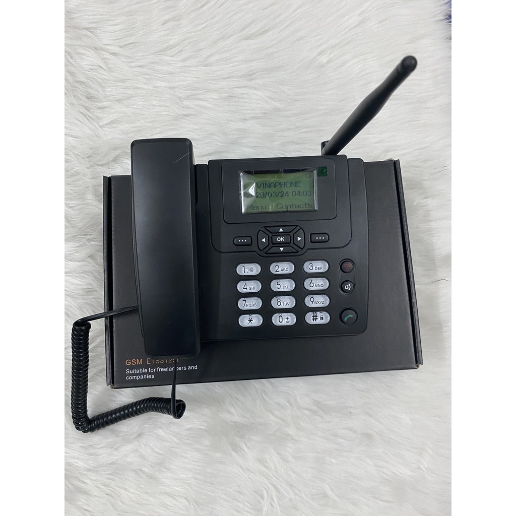 Điện Thoại Bàn Không Dây Huawei ETS3125i Lắp Xài Sim Các Loại: VinaPhone, Viettel, Mobifone, Gphone, HomePhone.