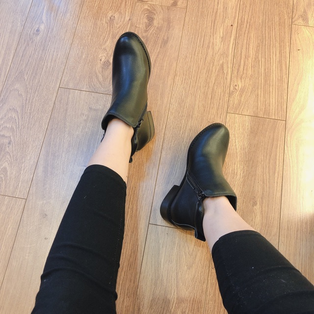 Boot cổ thấp chất da nhập xịn sò | BigBuy360 - bigbuy360.vn