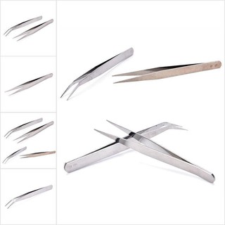 Set 2 Nhíp Bằng Thép Không Gỉ Tiện Dụng Chất Lượng Cao