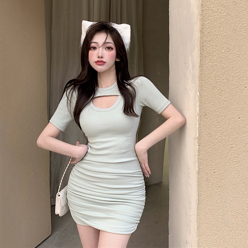 Đầm ôm dáng thời trang mùa hè Hàn Quốc thích hợp cho nữ