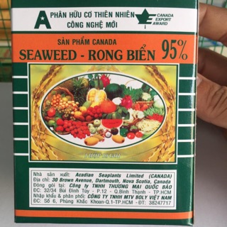 Phân bón lá seaweed rong biển canada - phân bón lá hưu cơ rong biển cao cấp