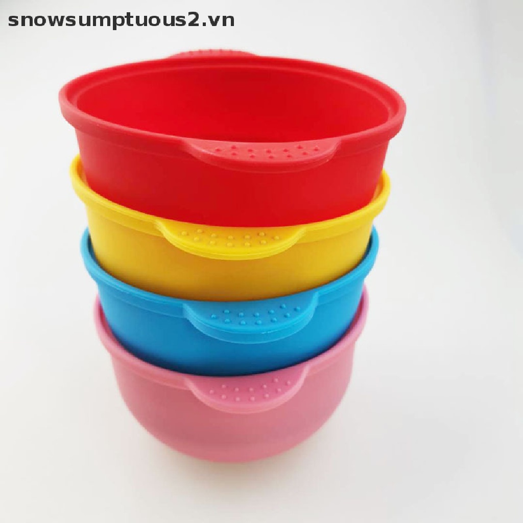 [Hàng mới về] Tô đựng sáp tẩy lông đã nóng chảy bằng silicone chịu nhiệt