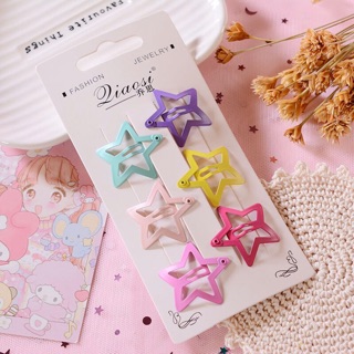 Kẹp tóc mái Hàn Quốc (set 6) siêu cute