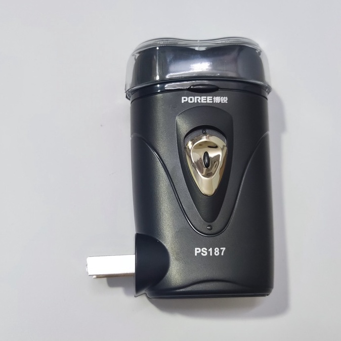 Máy Cạo Râu Poree Sạc Điện 2 Lưỡi Không Cần Thay Lưỡi Dao