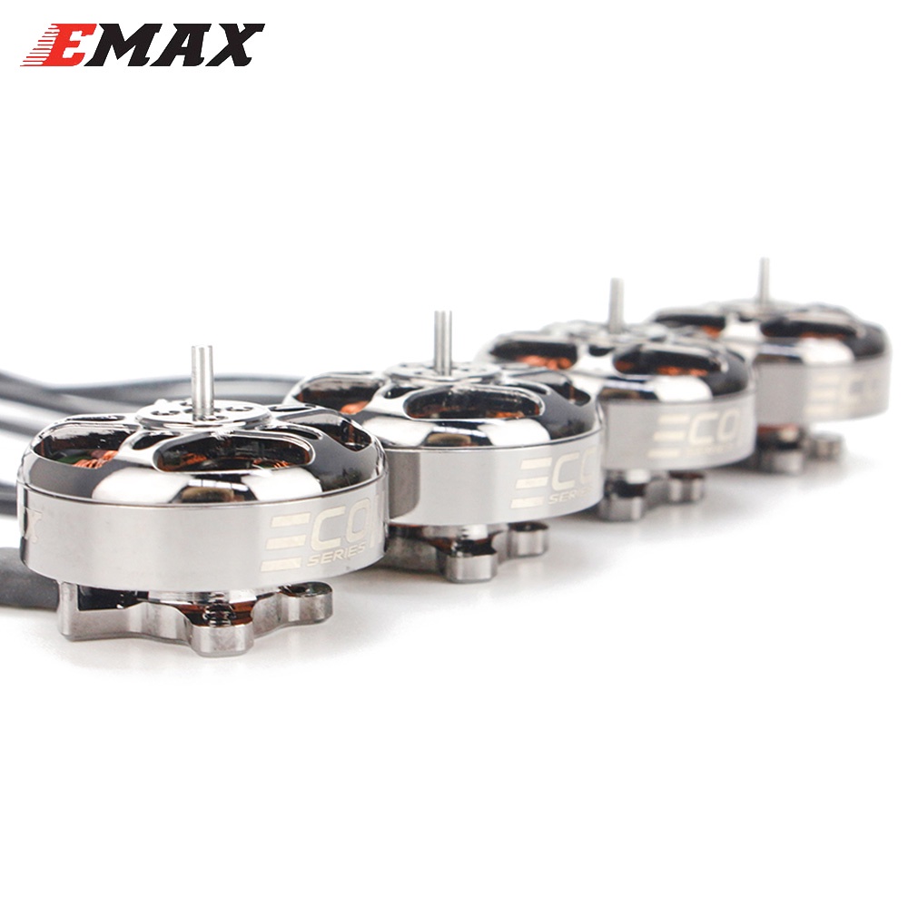1 Động Cơ Không Chổi Than Emax ECOII 2004 1600KV 2000KV 2400KV 3000KV 3-6S RC Lipo 3mm Cho Drone Quadcopter