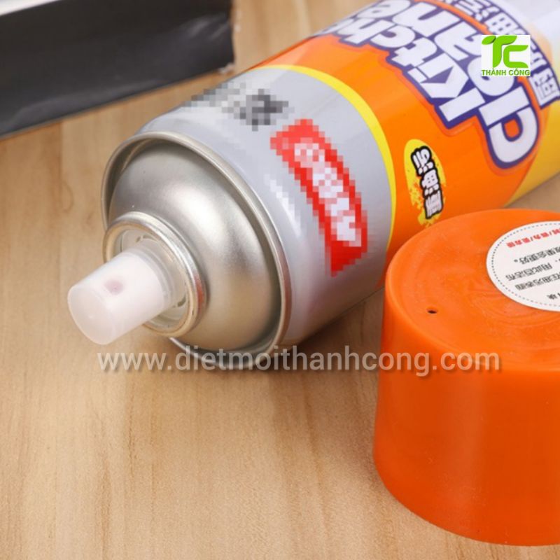 Bình xịt vệ sinh bếp bọt tuyết đa năng Kitchen Clear chai 500ml