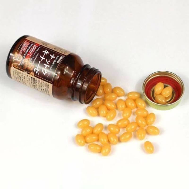 Viên uống chống đột quỵ tai biến Natto Kinase 2000FU Orihiro Nhật Bản hộp 60 viên