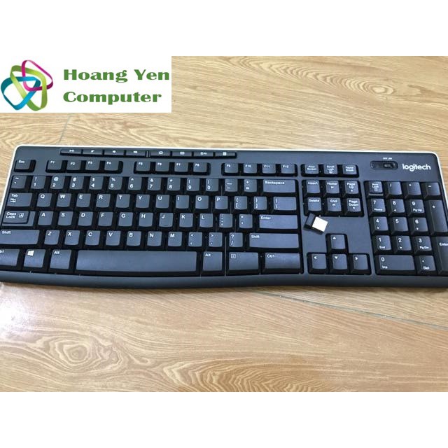 Bàn Phím Không Dây Logitech K270 Chống Nước Pin Sử Dụng 2 Năm - BH Chính Hãng 24 Tháng