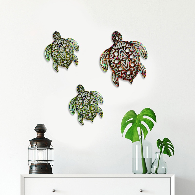 Khuôn Silicone Tự Làm Hình Rùa Trang Trí Tường