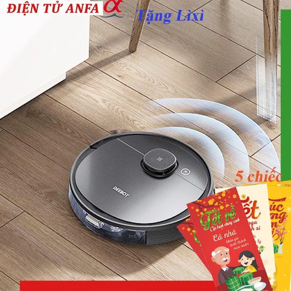 Robot hút bụi lau nhà Ecovacs Deebot T5 HERO- chống va chạm thông minh, bảo vệ nội thất Full Box