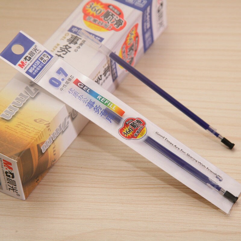 Ngòi bút mực nước gel nét 0.7mm MG thay bút ký chính hãng chuyên dùng viết chữ hán, trung, nhật chữ đẹp