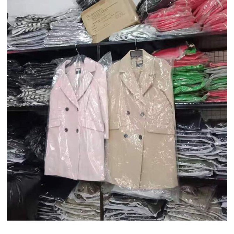 Áo khoác Zara dạ ép dáng dài