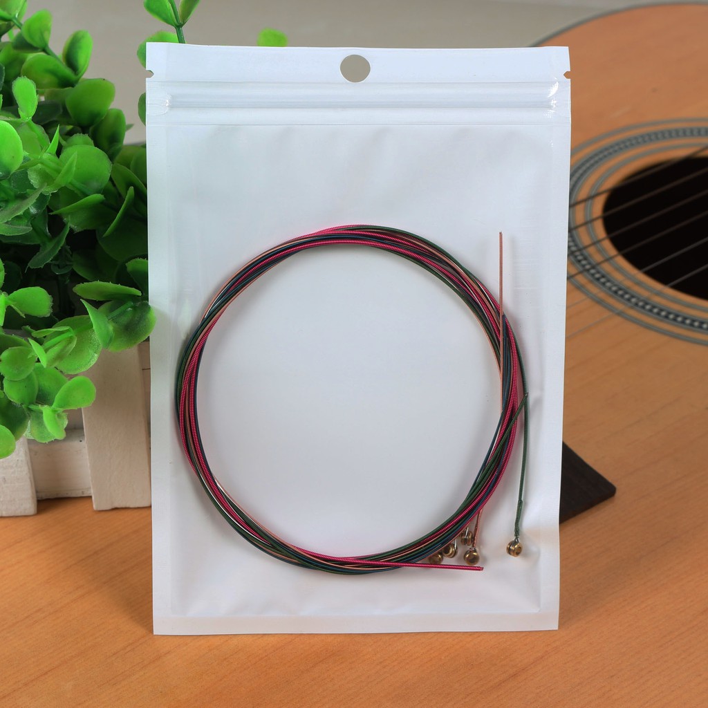 BỘ 6 DÂY ĐÀN GHITA ACOUSTIC NHIỀU MẦU SẮC GIÁ RẺ