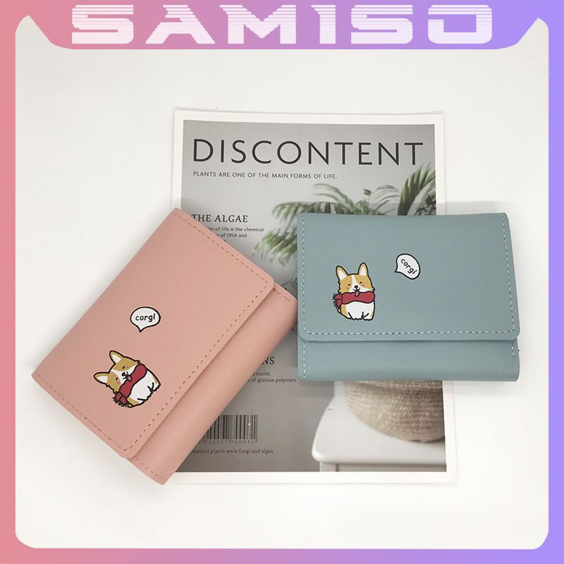 Ví gập nữ ngắn cầm tay mini cute nhỏ gọn bỏ túi thời trang giá rẻ NG50
