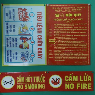 Bộ tiêu lệnh pccc Mica cao cấp