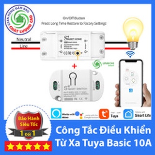 Công tắc điều khiển từ xa tuya basic, công tắc thông minh wifi tuya basic