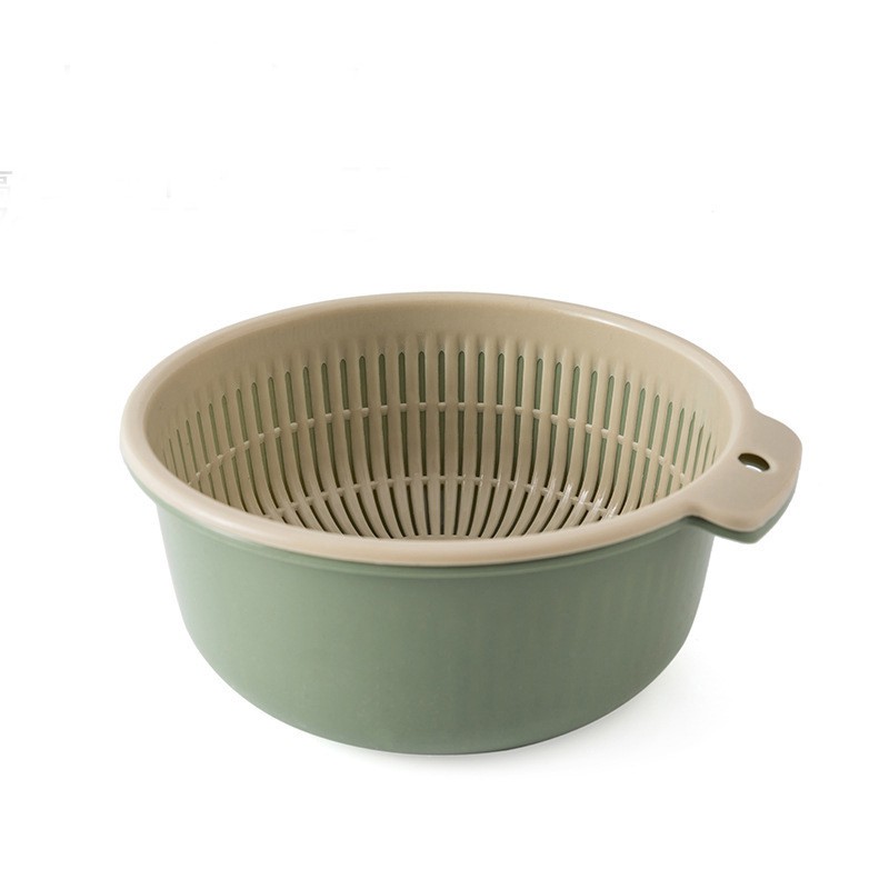 Rổ nhựa đa năng đựng rau quả có quai rộng 20cm - Jassi Decor