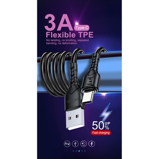 Dây Cáp Sạc Twitch Đầu Usb Type C 3A 0.5m/ 1m/ 2m