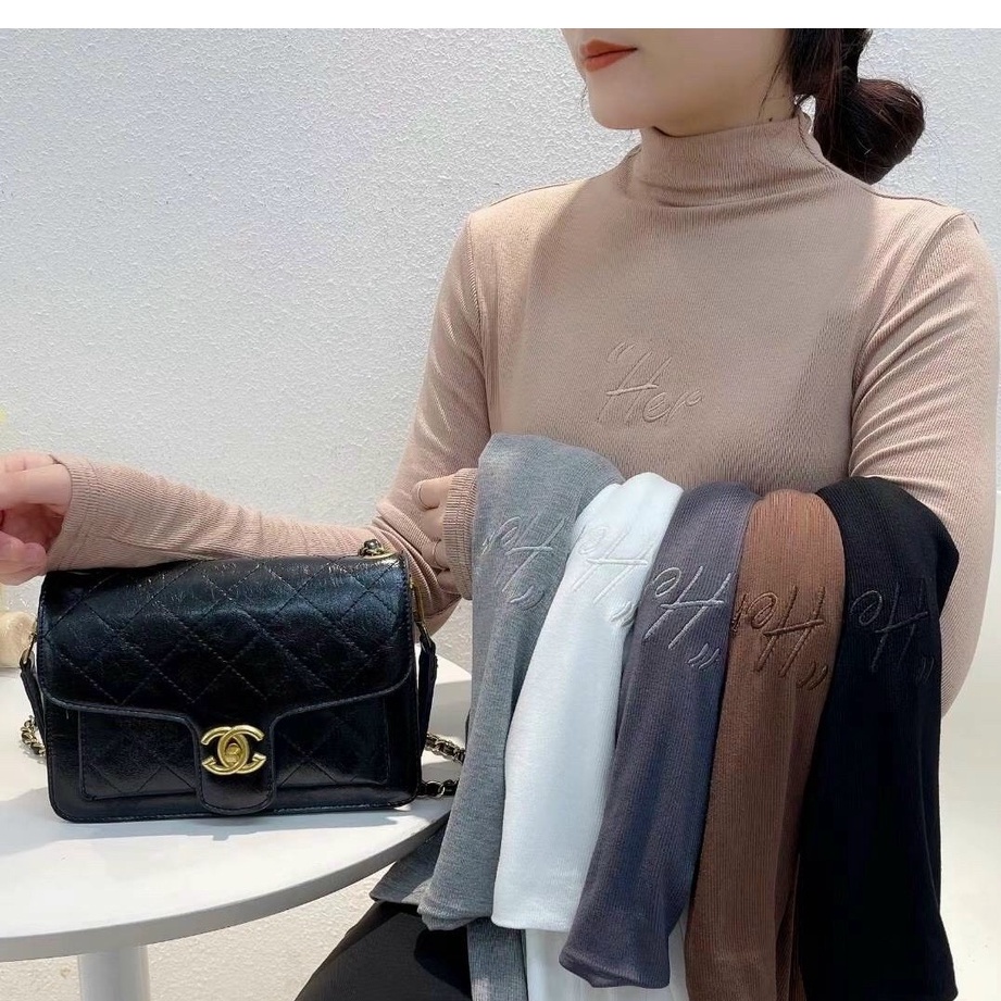 Áo giữ nhiệt nữ thêu chữ Her Hàng Quảng Châu L1