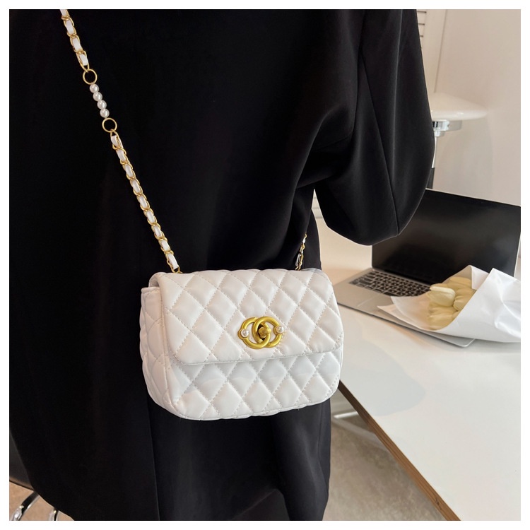 IELGY Fashion Ladies Rhombus Chain Crossbody Shoulder Bag