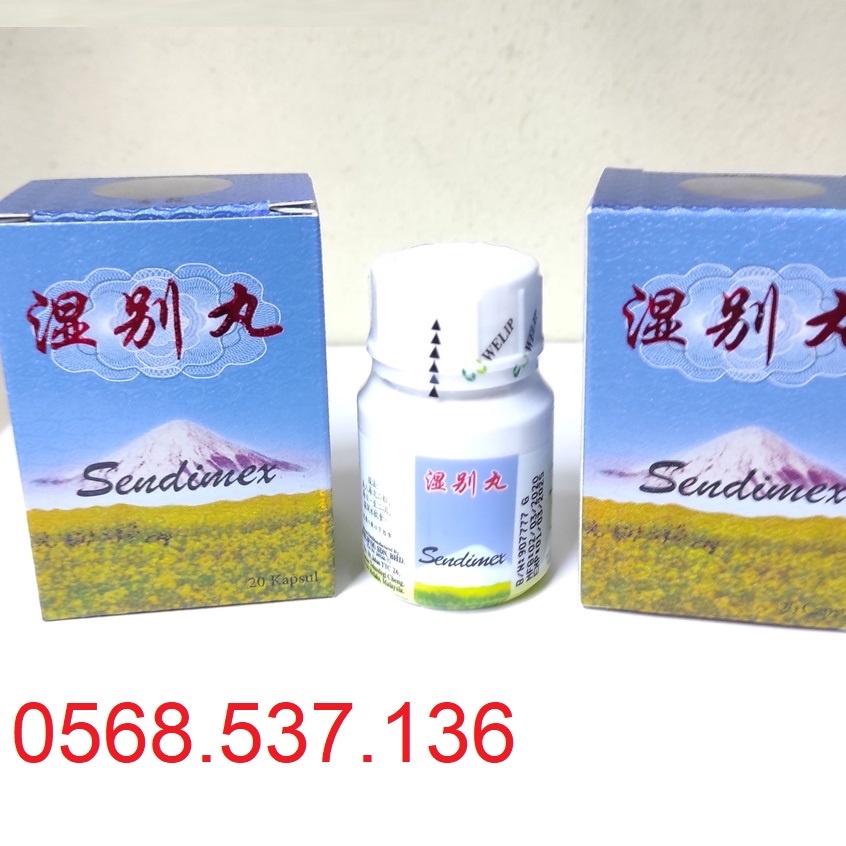 Thấp Biệt Hoàn Sendimex - Malaysia Tiêu Sưng, Giảm Đau Lọ 20 viên
