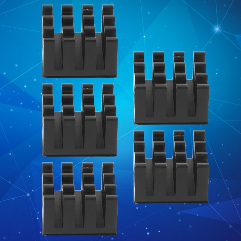 Set 10 Tấm Nhôm Tản Nhiệt 14x14 X 8mm Cho Máy Tính Điện