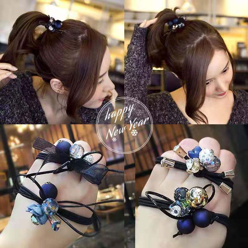 Dây buộc tóc nữ Ocean - Set 6 dây cột tóc dễ thương, bền đẹp - NASI Store