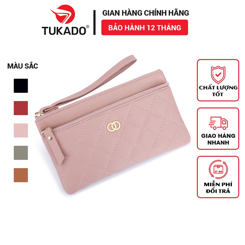 Ví Nữ Ngắn Mini Cầm Tay Chính hãng TAILIAN Thời Trang Đựng Tiền Da Mềm Cao Cấp Cực Đẹp Giá Rẻ TL36 - Tukado