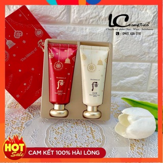 Kem dưỡng da tay Whoo Royal Hand Cream⚜️SET SIÊU HỜI⚜️dưỡng tay mềm mịn-trắng sáng-chống nhăn Spf10 set 2 tuýp 60ml